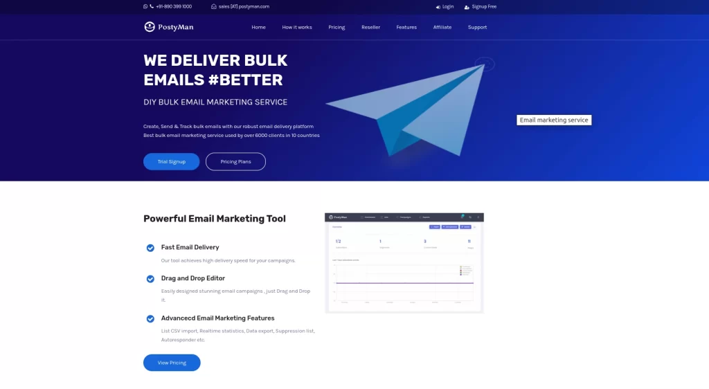  Indian email marketing platform - postyman
